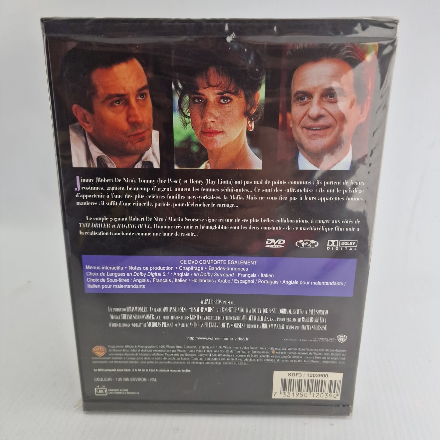 Les Affranchis DVD  1990 Martin Scorsese 2016  France Libre [-18] Zone 2