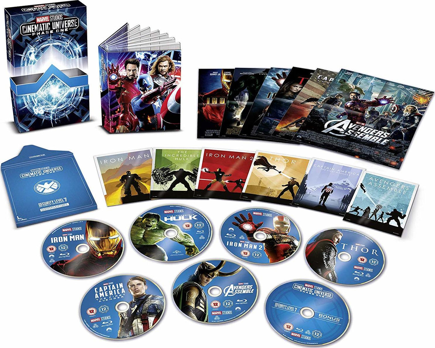 Marvel Studios Cinematic Universe Blu-Ray Phase  1 Region B