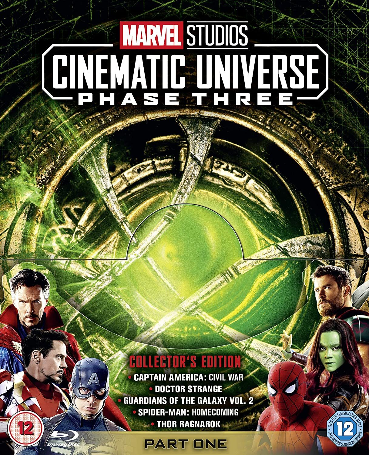 Marvel Studios Cinematic Universe Blu-Ray Phase 3 Part 1 Region B