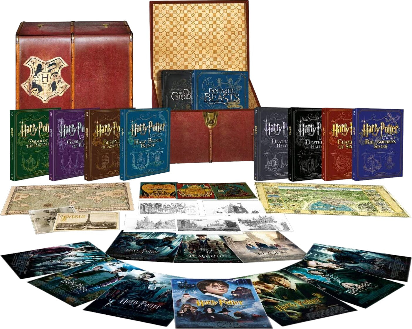 Harry Potter Collector  Collection 10 Films Monde des Magiciens Zone B