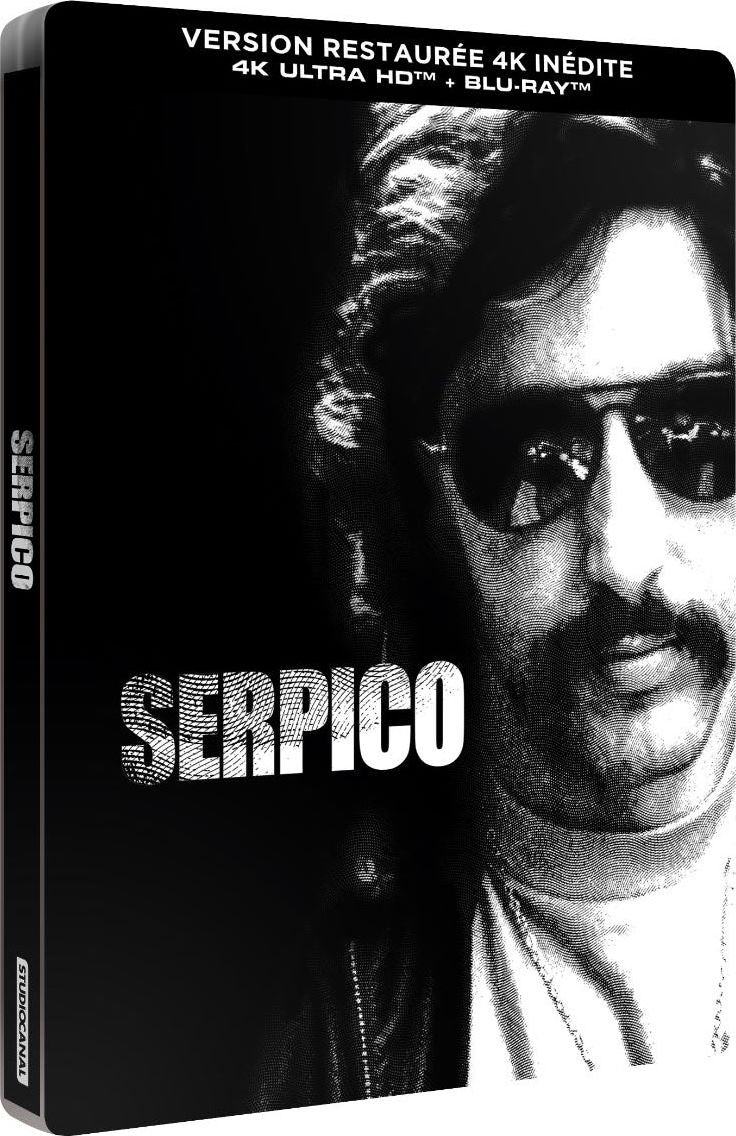 Serpico 1973 SteelBook 4K Ultra HD + Blu-ray  Limitée  Al Pacino 2020 Region B