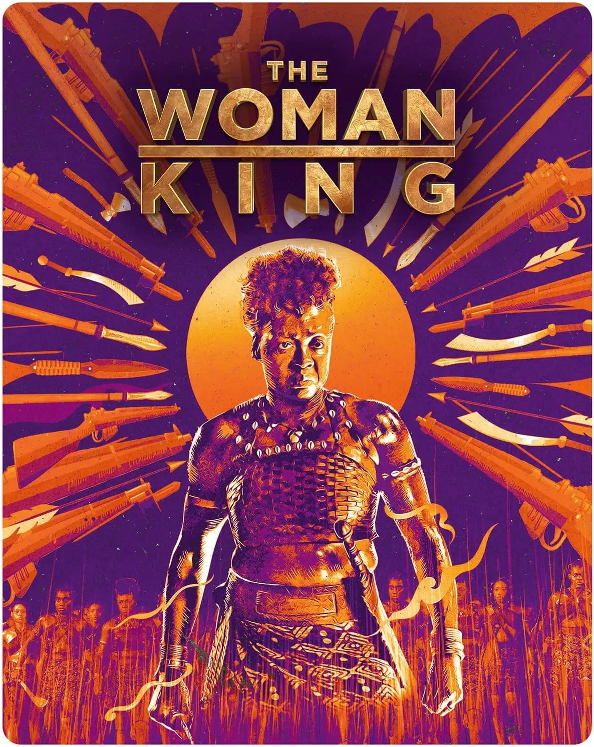 The Woman King  Steelbook 4K Ultra HD + Blu-Ray UK Import Zone B