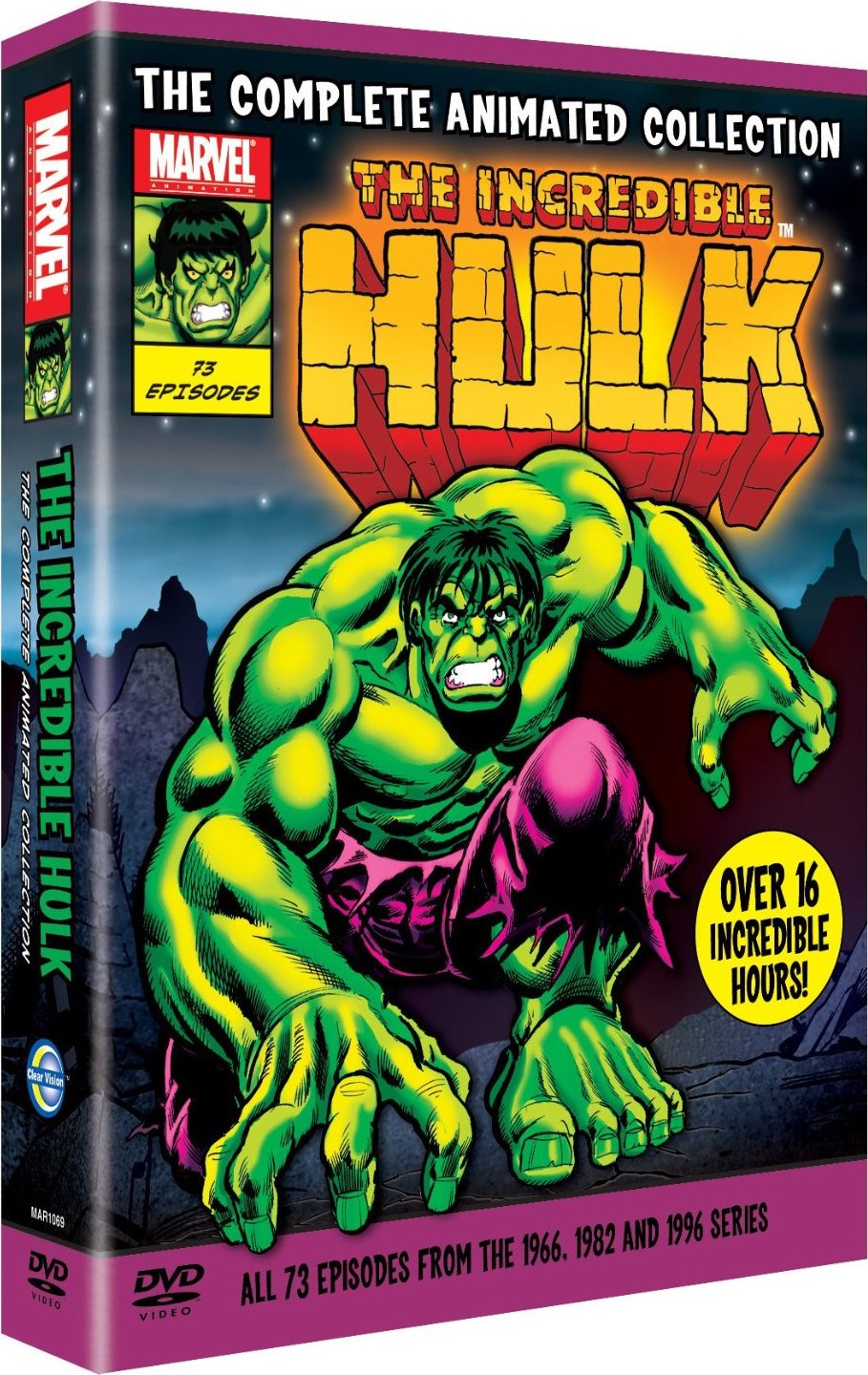 The Incredible Hulk: The Complete Animated Collection DVD DigiBook 4 Seasons  B