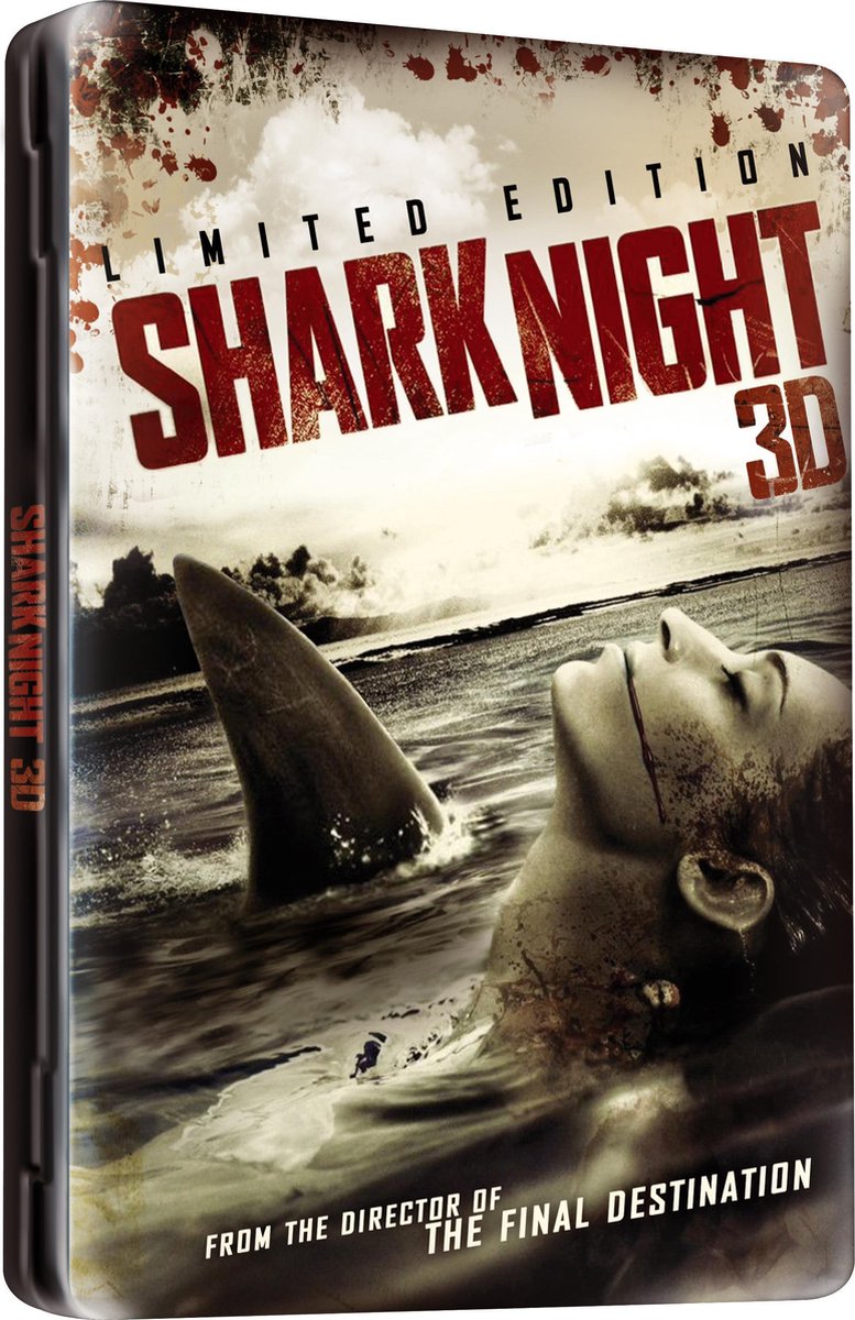 Shark Night 3D + 2D   DVD Metalbox édition Limitée Sara Paxton 2012 Region A