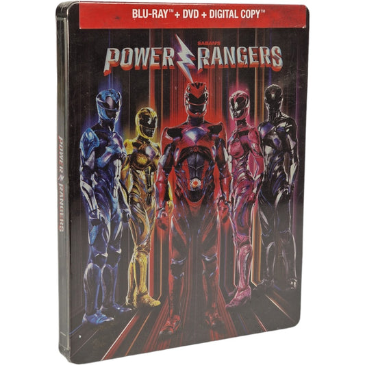 Power Rangers SteelBook Blu-ray + DVD + Digital HD Dacre Montgomery Region A