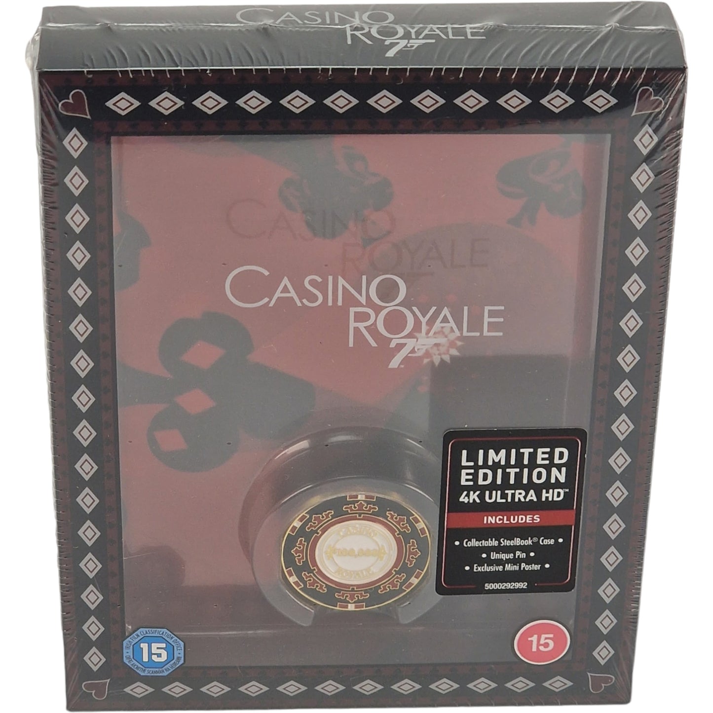 Casino Royale 4K Ultra HD Blu-ray +Blu-ray SteelBook Titans of Cult Zavvi Zone B