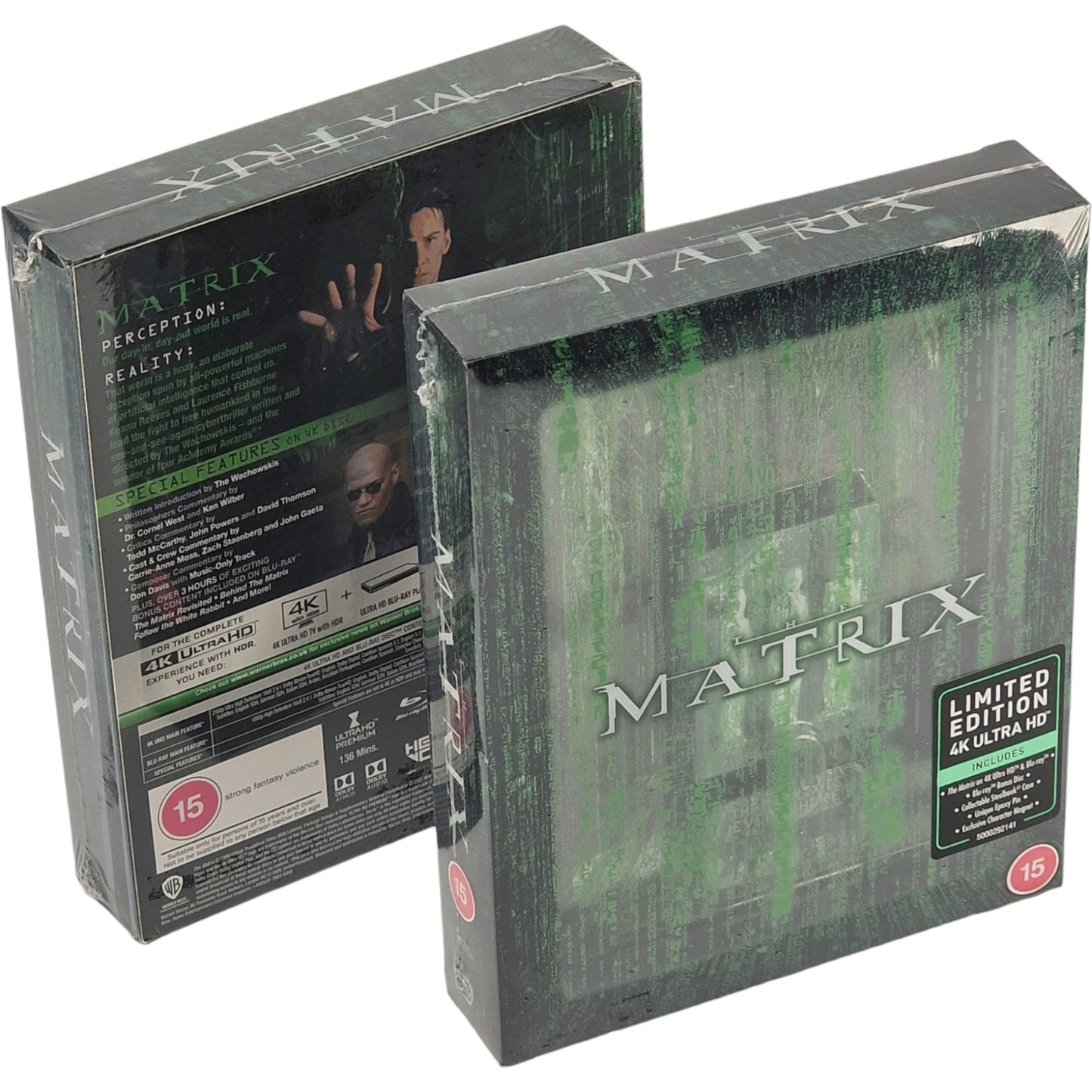 Matrix 1999   4K Ultra HD Blu-ray + Blu-ray SteelBook Titans of Cult Zone Libre