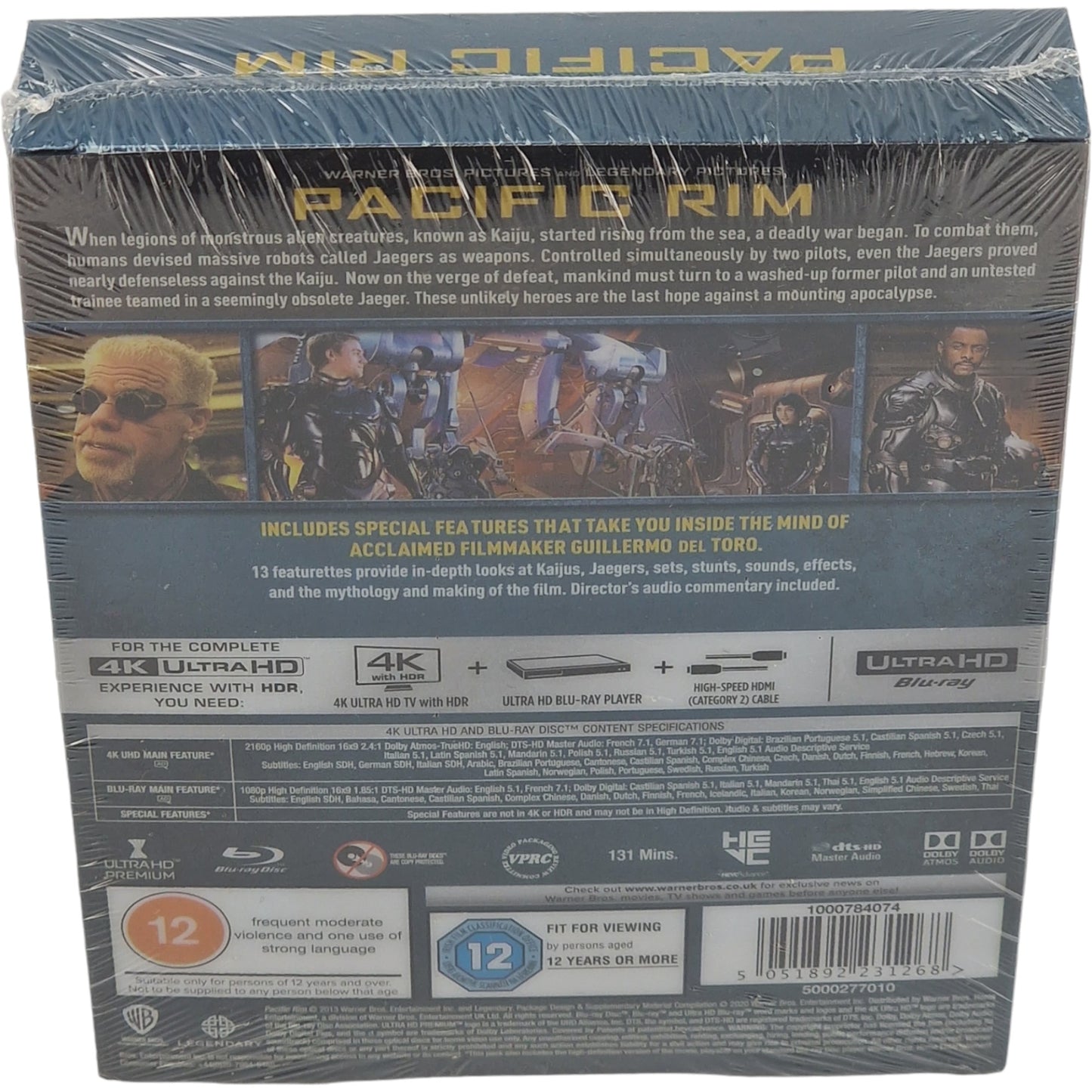 Pacific Rim 4K Ultra HD Blu-ray + Blu-ray SteelBook Titans of Cult Zone B