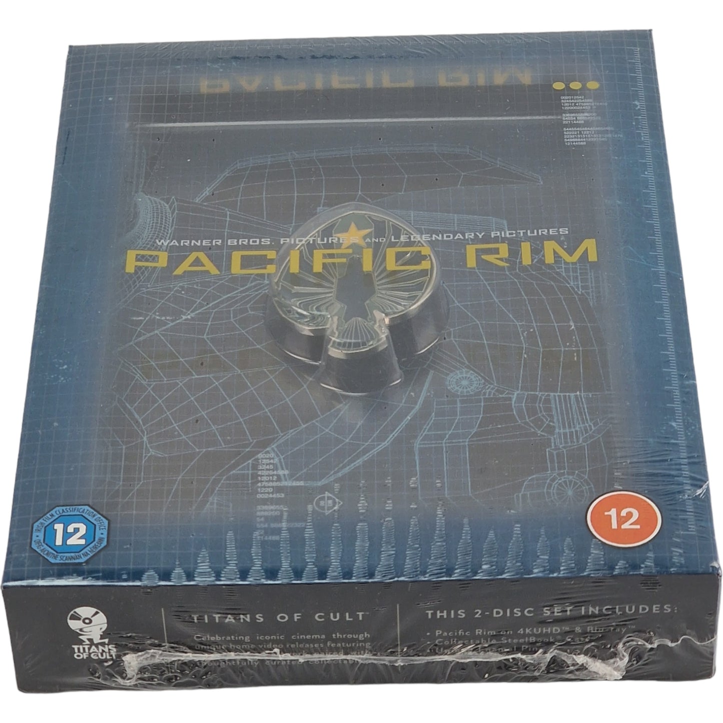 Pacific Rim 4K Ultra HD Blu-ray + Blu-ray SteelBook Titans of Cult Zone B