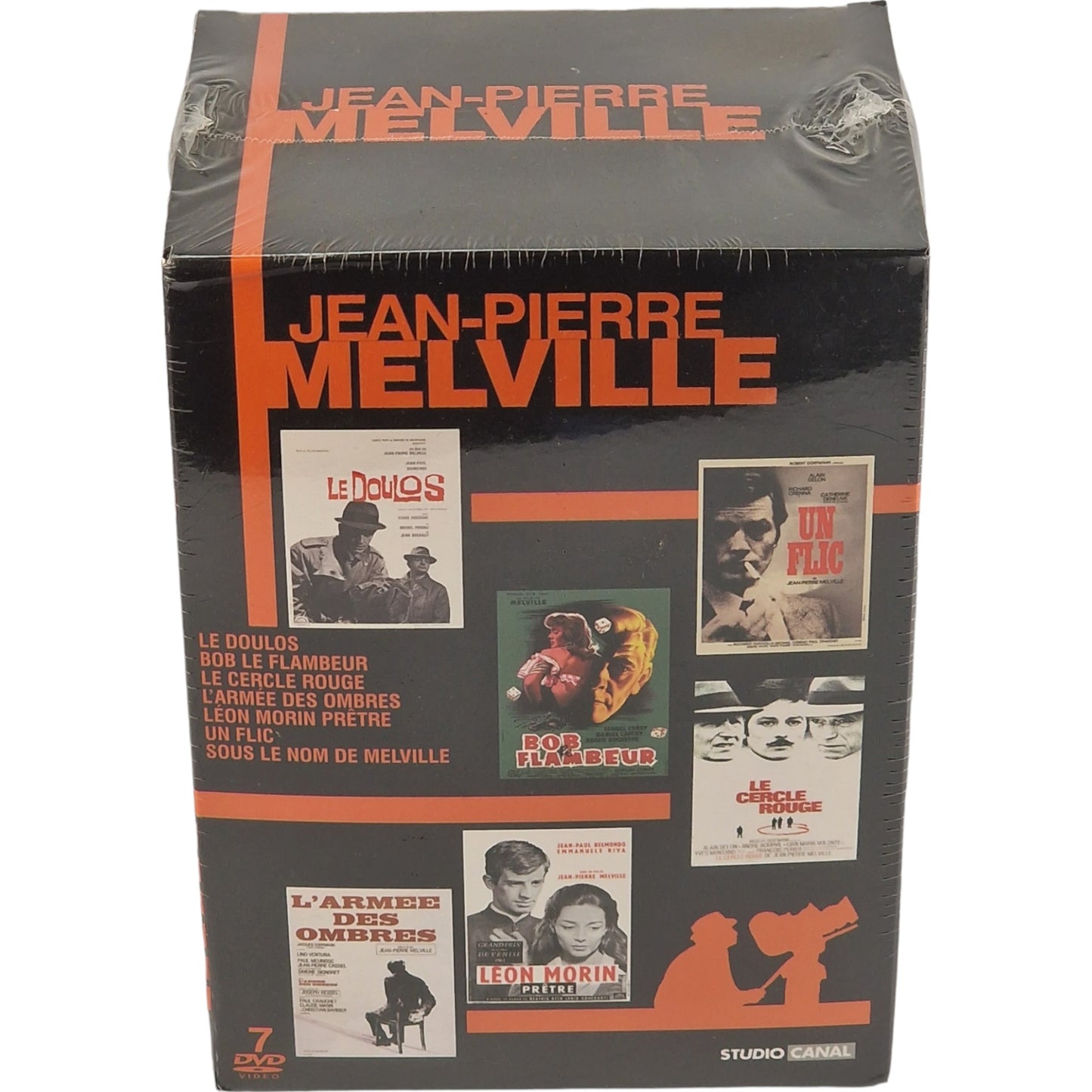 Jean-Pierre Melville Coffret 7 Films DVD Belmondo Alain Delon Lino Ventura Zone 2