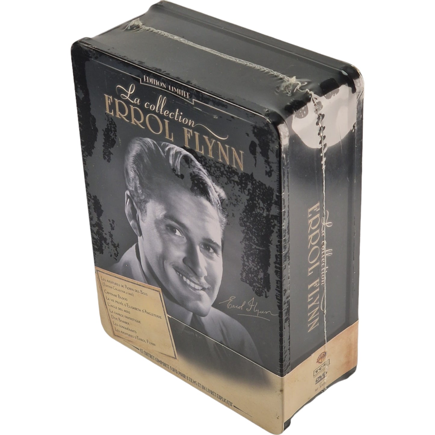 La Collection Errol Flynn 8 X DVD Boîtier Métal Édition Collector 1 livret 2005 B