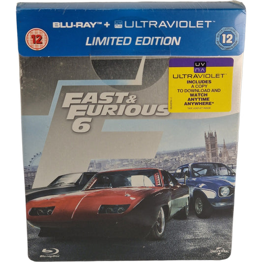 Fast & Furious 6  Blu-ray  SteelBook  édition  Limitée  Zavvi 2013 Région Libre