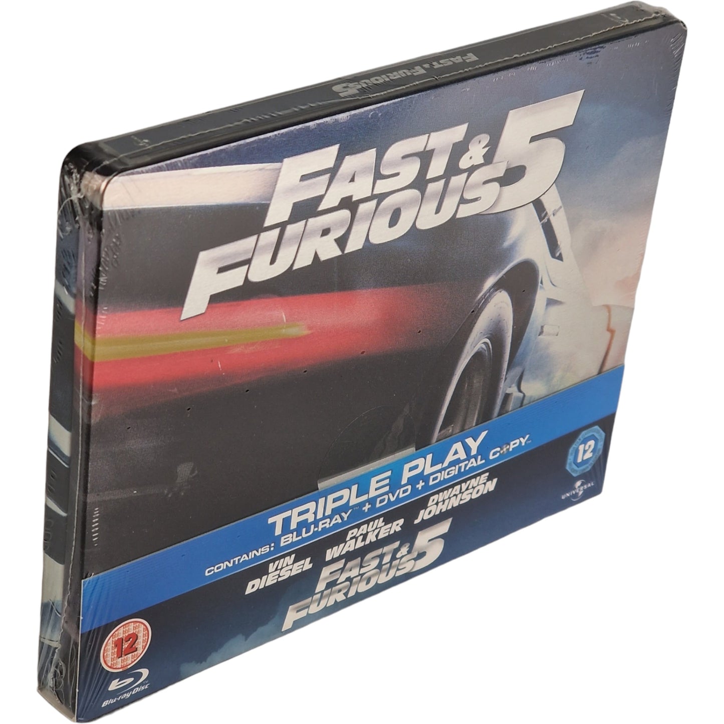 Fast & Furious 5 Blu-ray + DVD SteelBook Zavvi Limitée Triple Play 2011  Libre