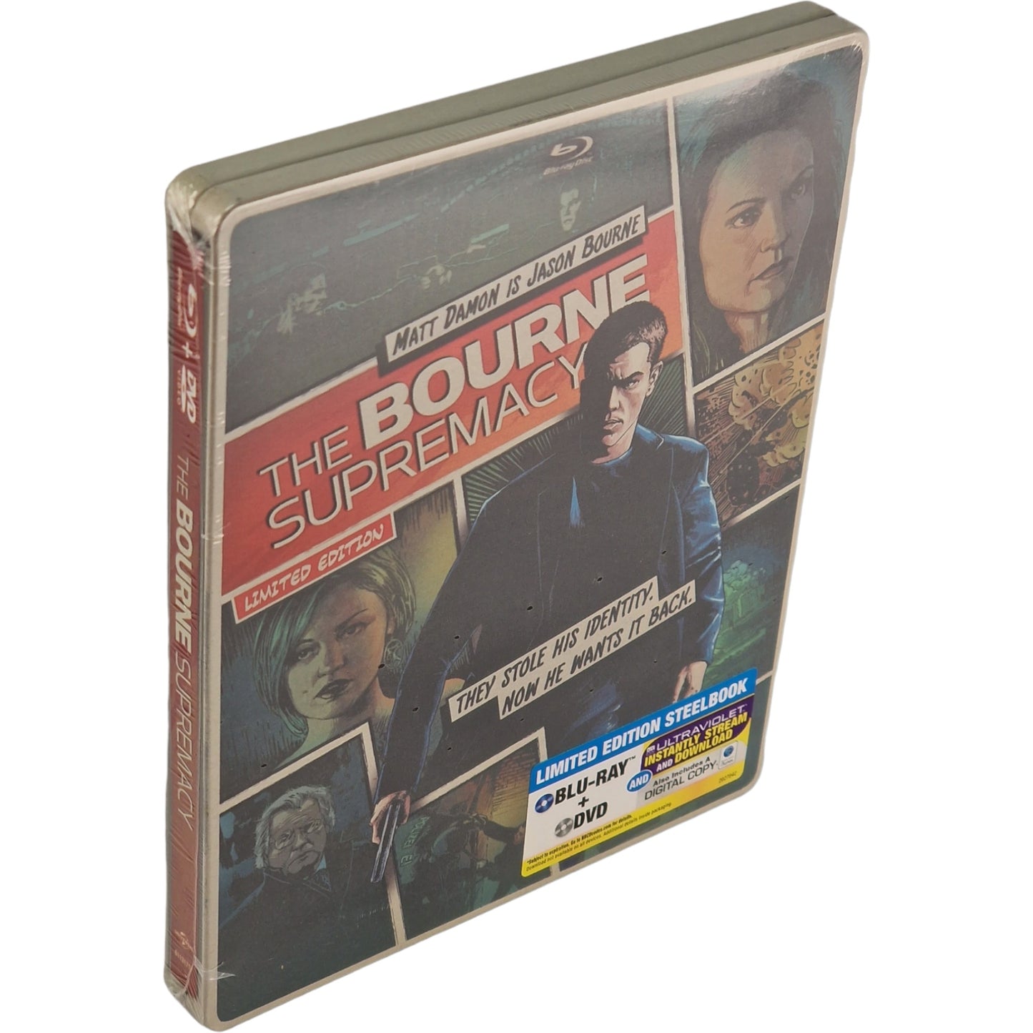 La Mort dans la peau [Jason Bourne 2 ] Blu-ray + DVD SteelBook Comic Book Zone A