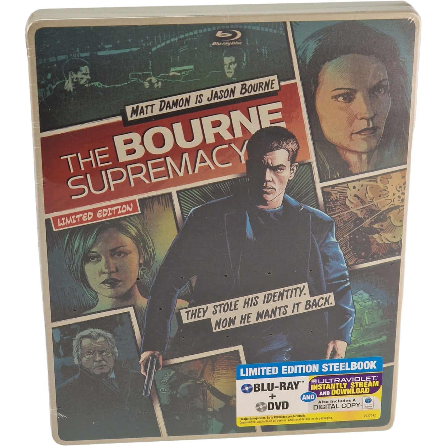 La Mort dans la peau [Jason Bourne 2 ] Blu-ray + DVD SteelBook Comic Book Zone A