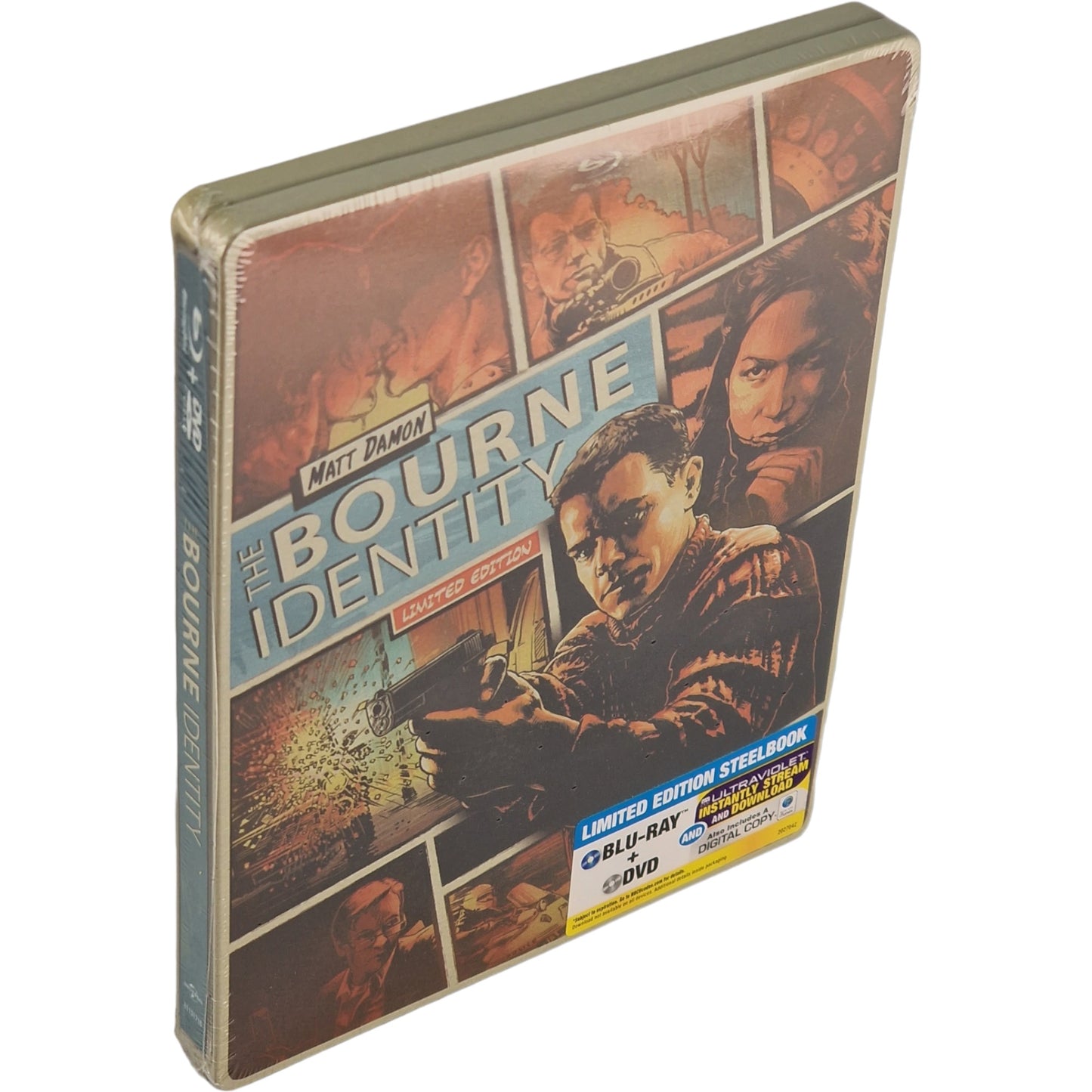 La Mémoire dans la peau [Jason Bourne] Blu-ray + DVD SteelBook Comic Book Zone A