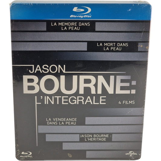 Jason Bourne 1.2.3.4 Films Blu-ray SteelBook Coffret Matt Damon Zone Libre 2013