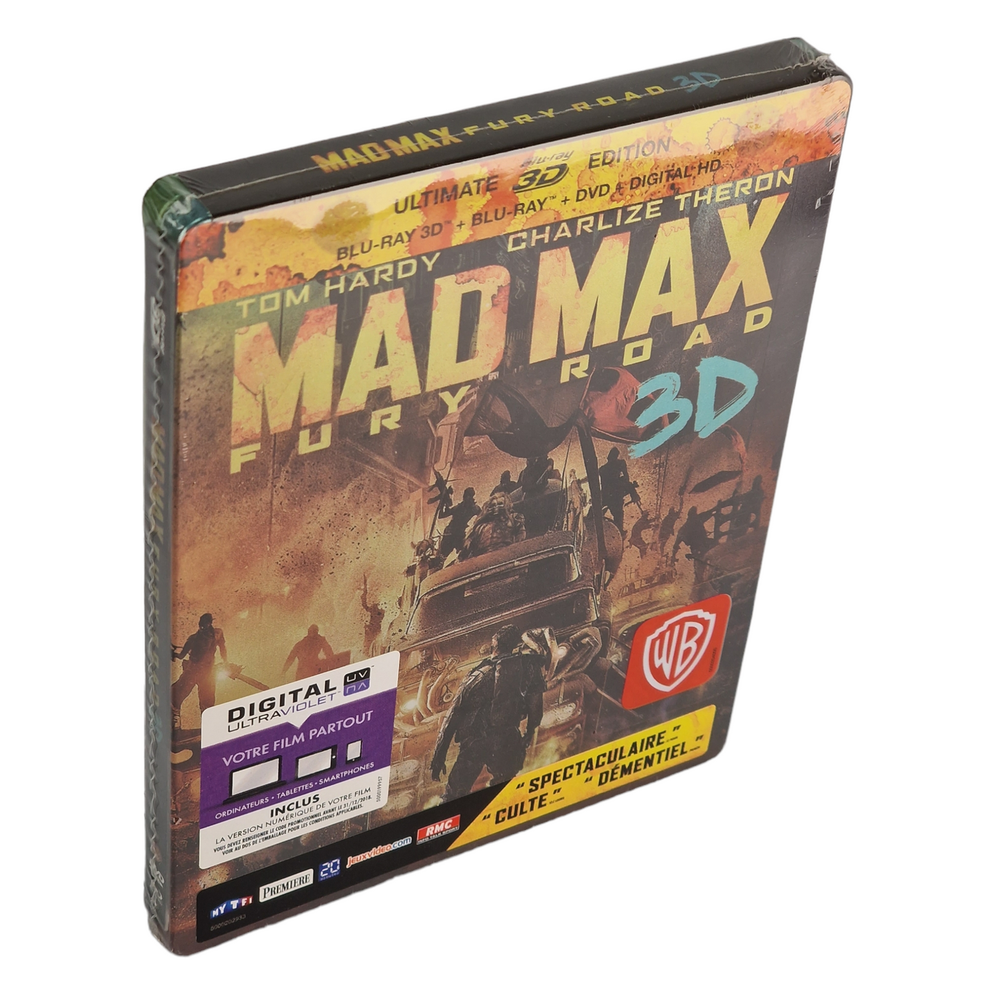 Mad Max: Fury Road SteelBook 3D + Blu-ray + DVD Limitée 2015 Fnac Zone Libre