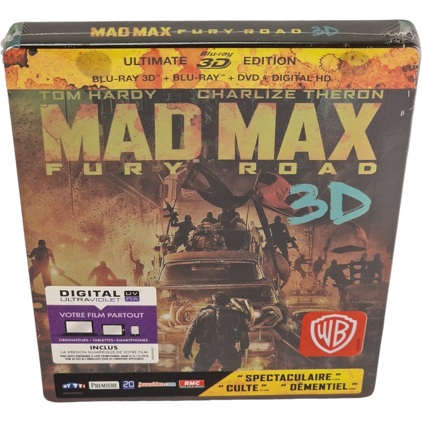 Mad Max: Fury Road SteelBook 3D + Blu-ray + DVD Limitée 2015 Fnac Zone Libre