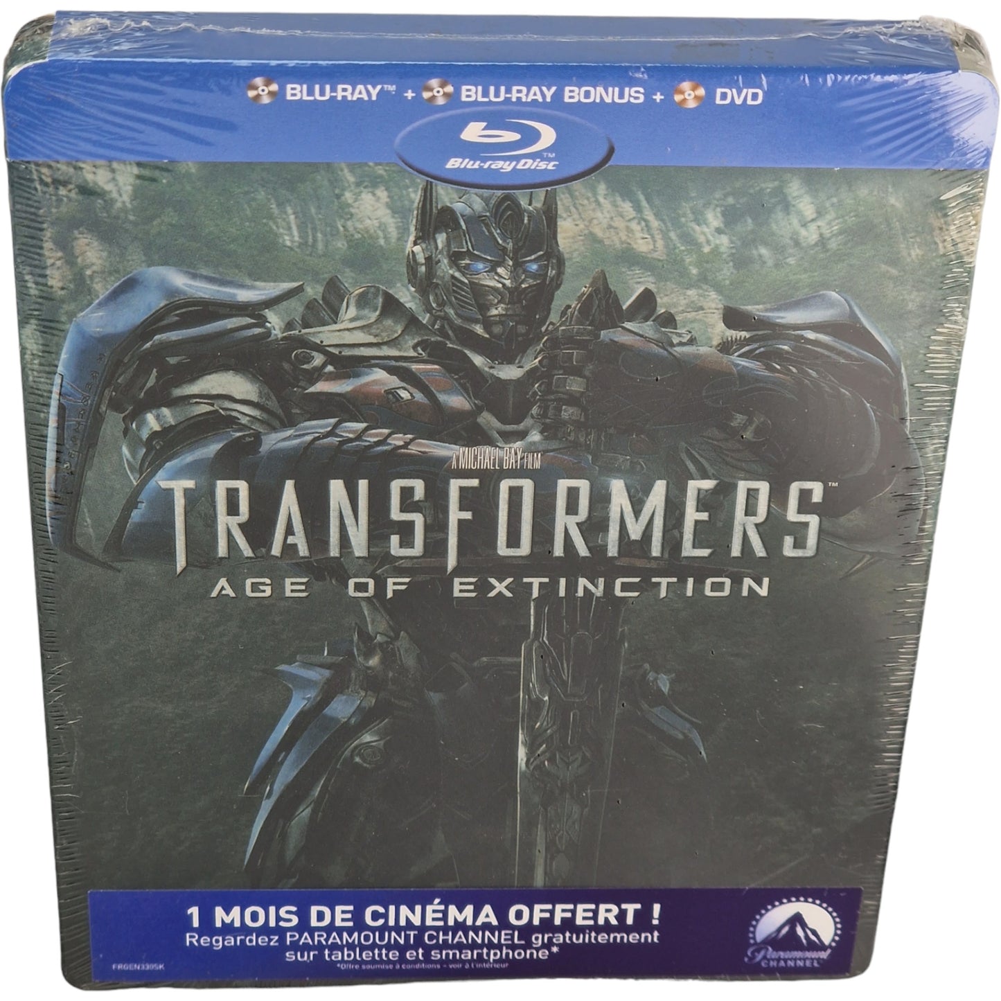 Transformers 4 : Age of Extinction SteelBook Blu-ray+DVD Limitée 2014 Zone B