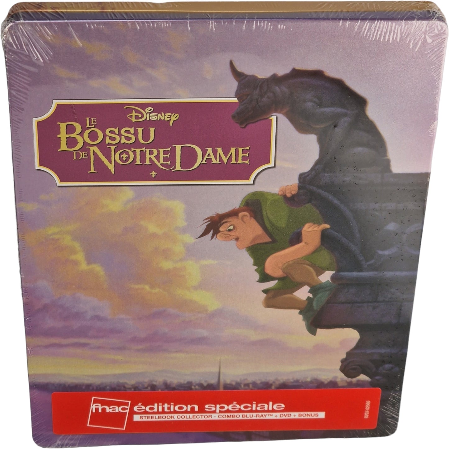 Le Bossu de notre dame  Steelbook Blu Ray + DVD  Disney  Fnac 2017 Zone B