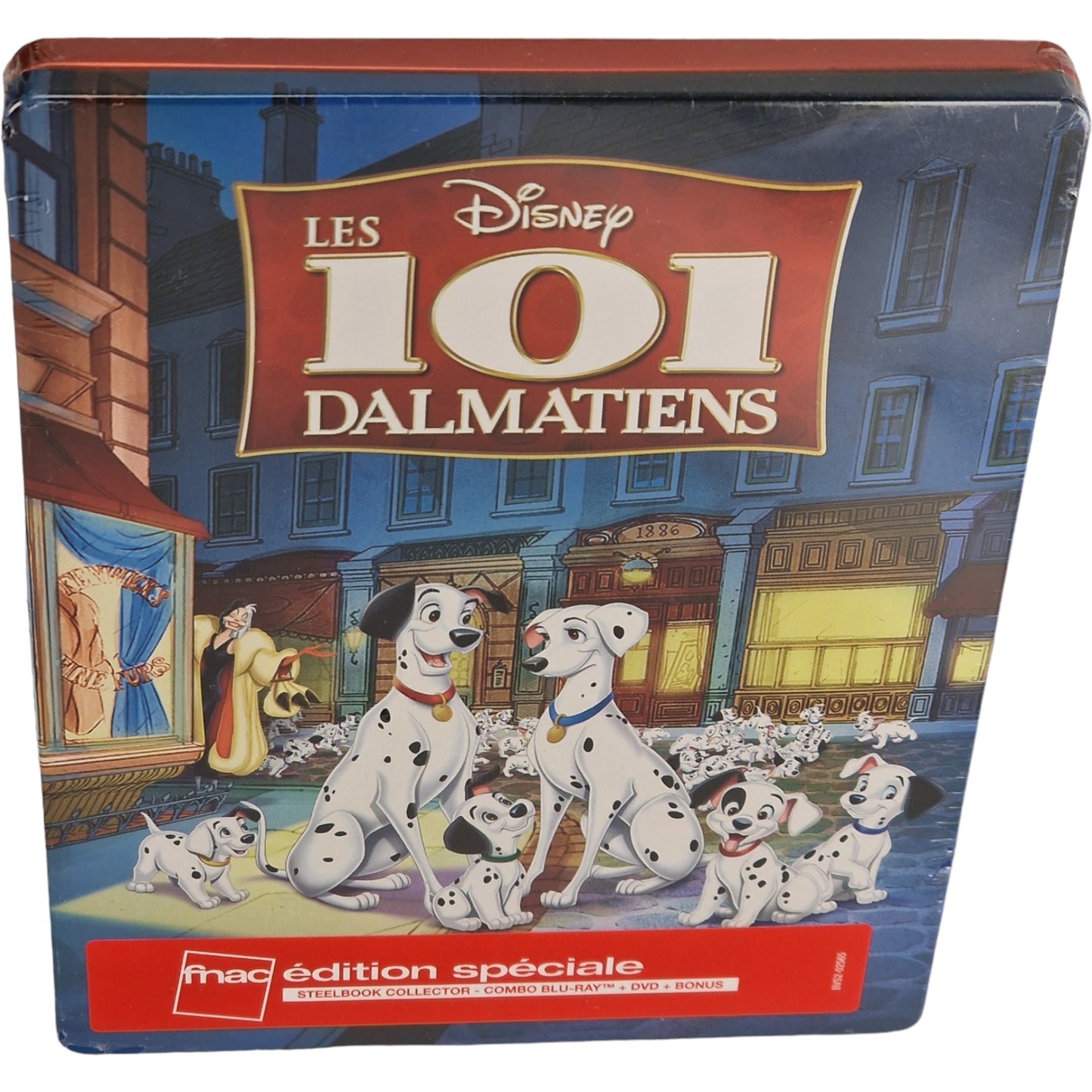 Les 101 Dalmatiens 1961  Steelbook Blu Ray + DVD Disney 2017 Fnac  Region B