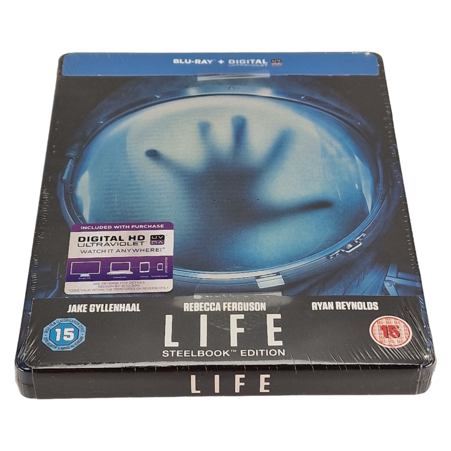 Life Blu-ray Steelbook Blu-Ray  Jake Gyllenhaal , Ryan Reynolds, 2017 Region B