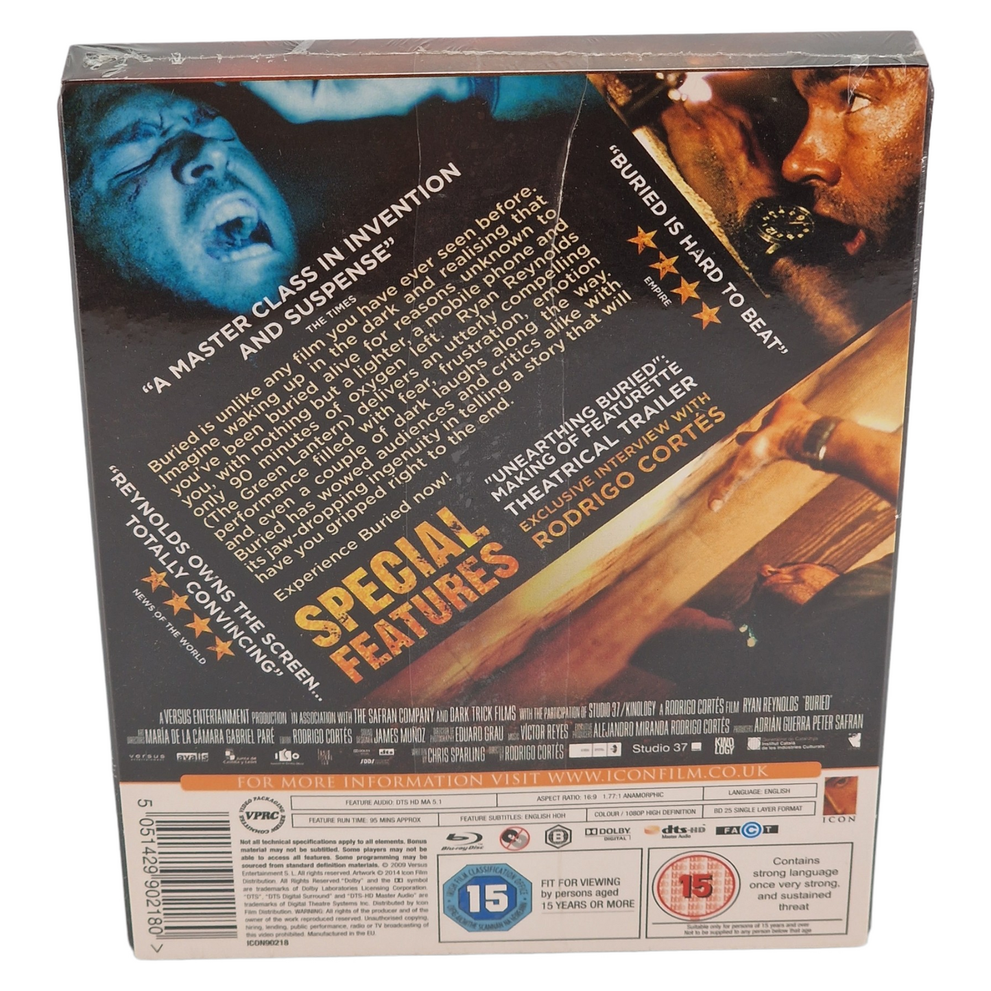 Buried  Blu-Ray Steelbook  Ryan Reynolds édition Limitée 2000 ex  2014 Zone B