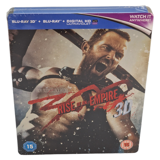 300 : Rise of an Empire Blu-ray 3D + Blu-ray Blu-Ray Steelbook  2014 Region B