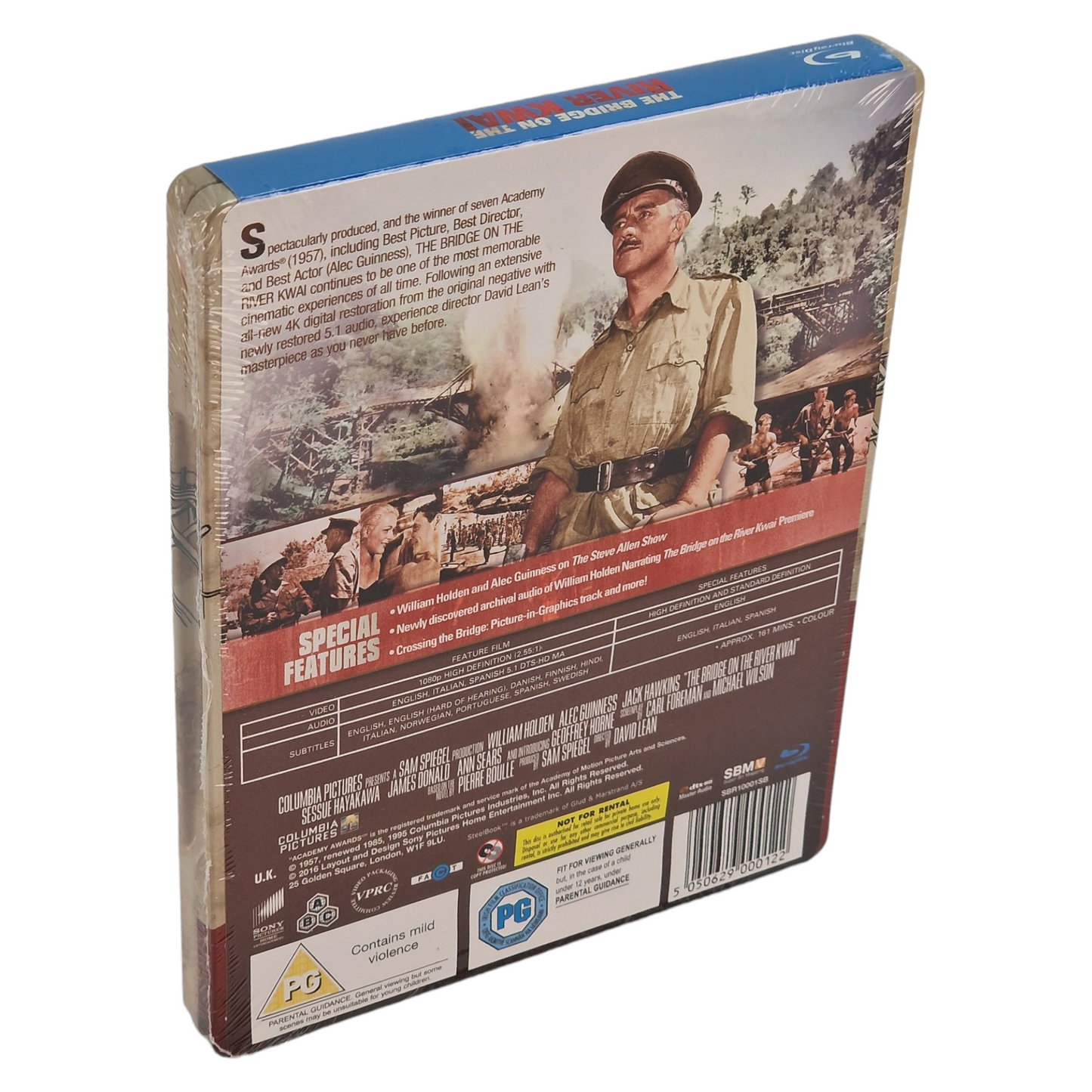 Le Pont de la rivière  Kwai Blu-Ray Steelbook Limité 1000 Ex 2016 Zone Libre