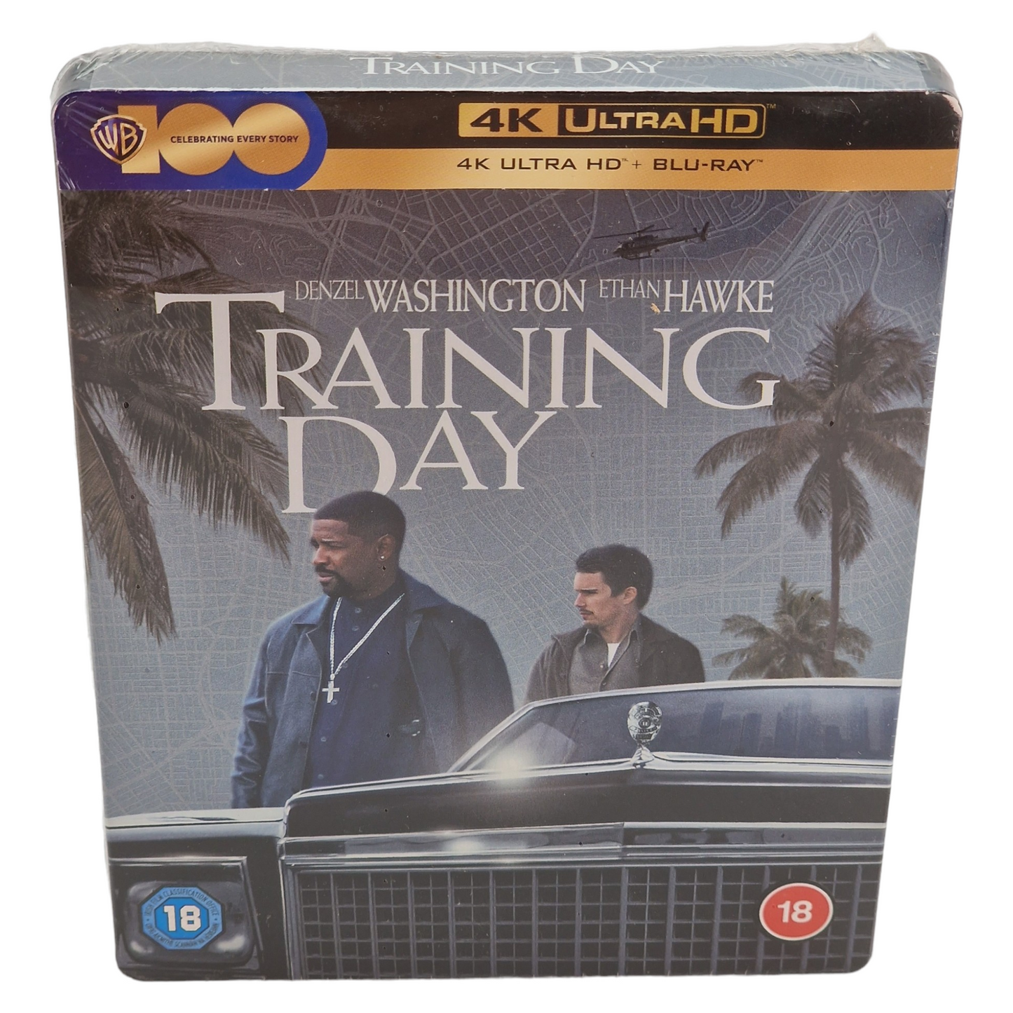 Training Day Steelbook 4K Ultra HD+Blu-Ray Denzel Washington,Ethan Hawke [-18]