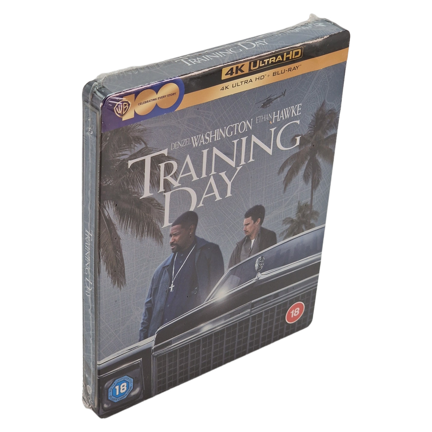 Training Day Steelbook 4K Ultra HD+Blu-Ray Denzel Washington,Ethan Hawke [-18]