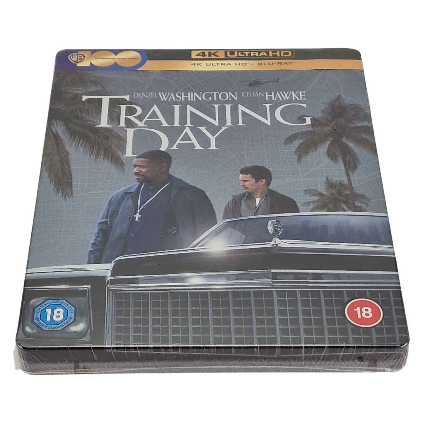 Training Day Steelbook 4K Ultra HD+Blu-Ray Denzel Washington,Ethan Hawke [-18]