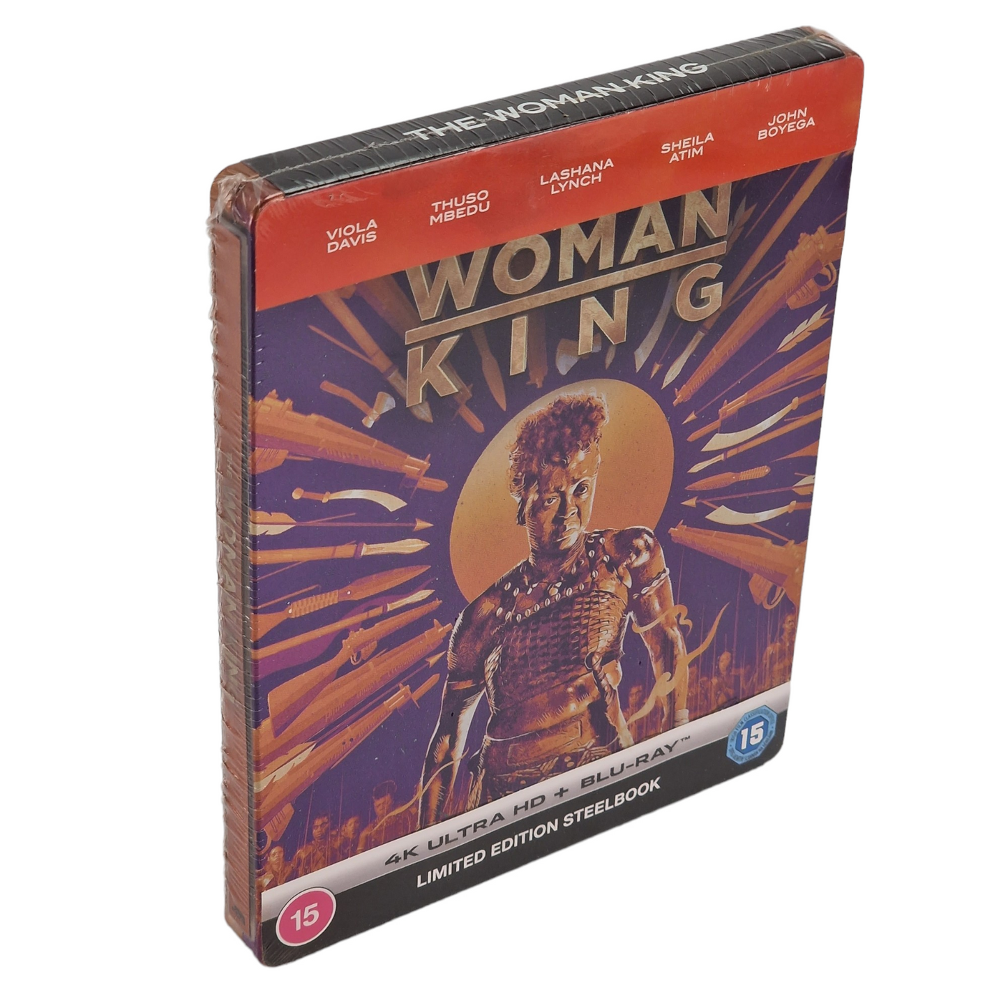 The Woman King  Steelbook 4K Ultra HD + Blu-Ray UK Import Zone B