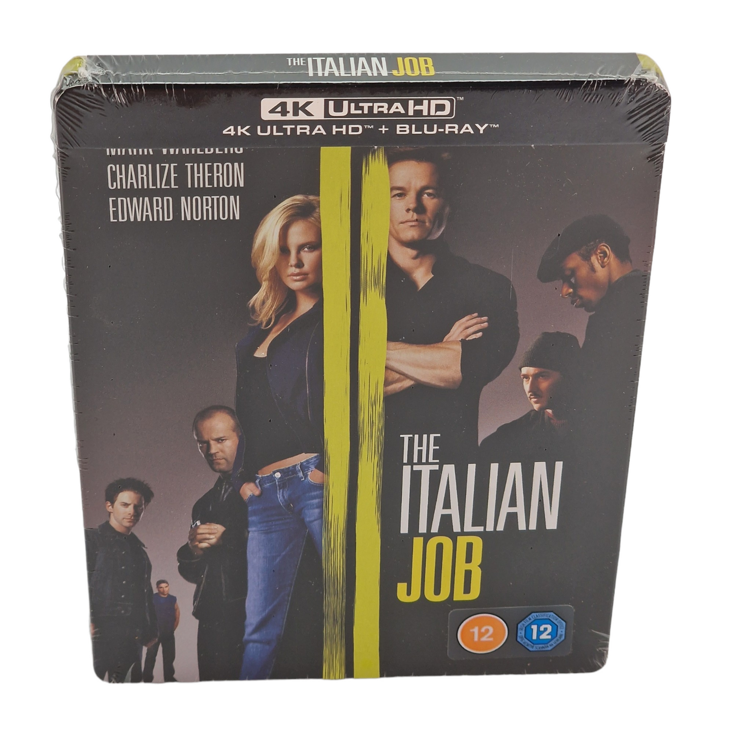 The Italian Job  4K Ultra HD +Blu-Ray Steelbook Mark Wahlberg,Charlize Theron,B