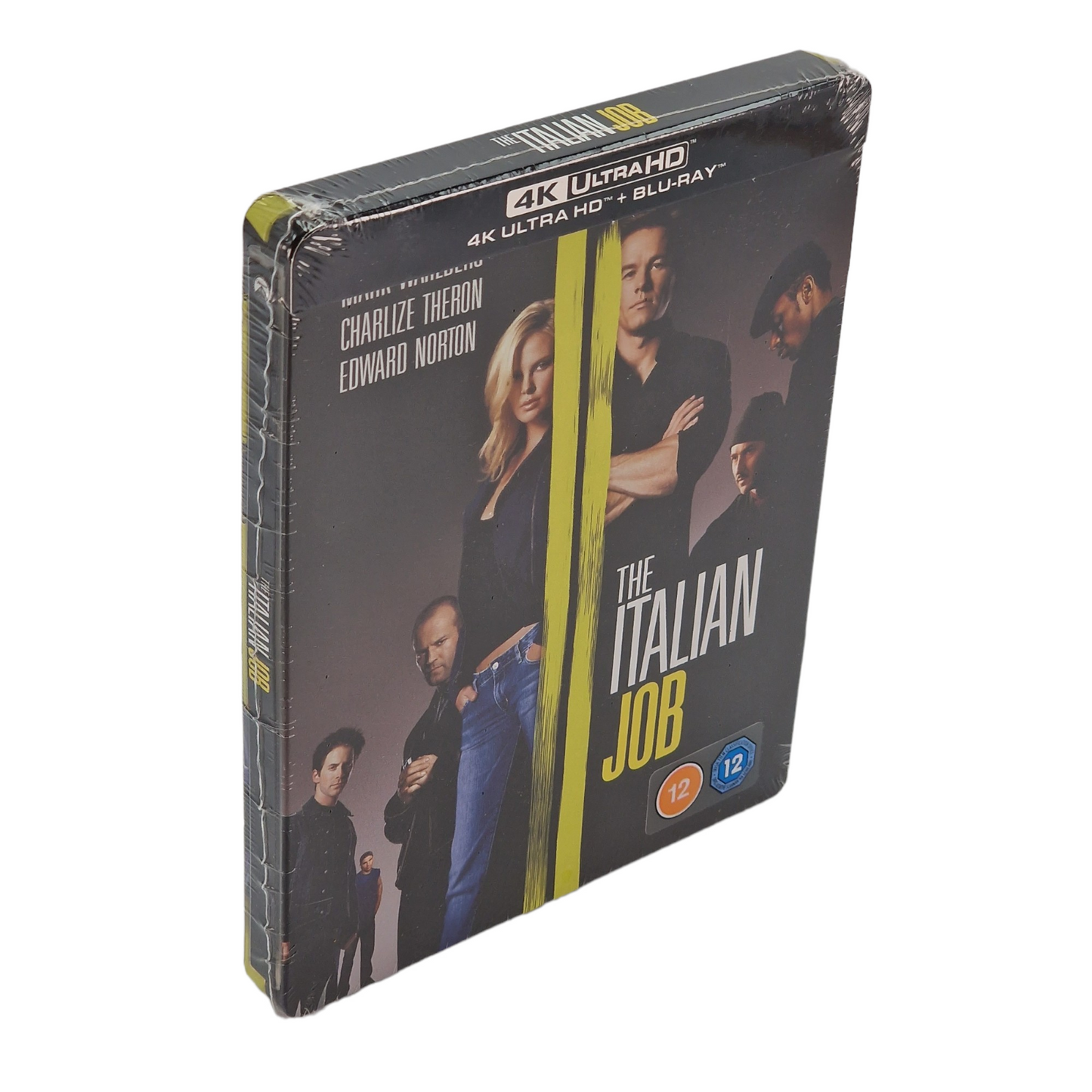 The Italian Job  4K Ultra HD +Blu-Ray Steelbook Mark Wahlberg,Charlize Theron,B