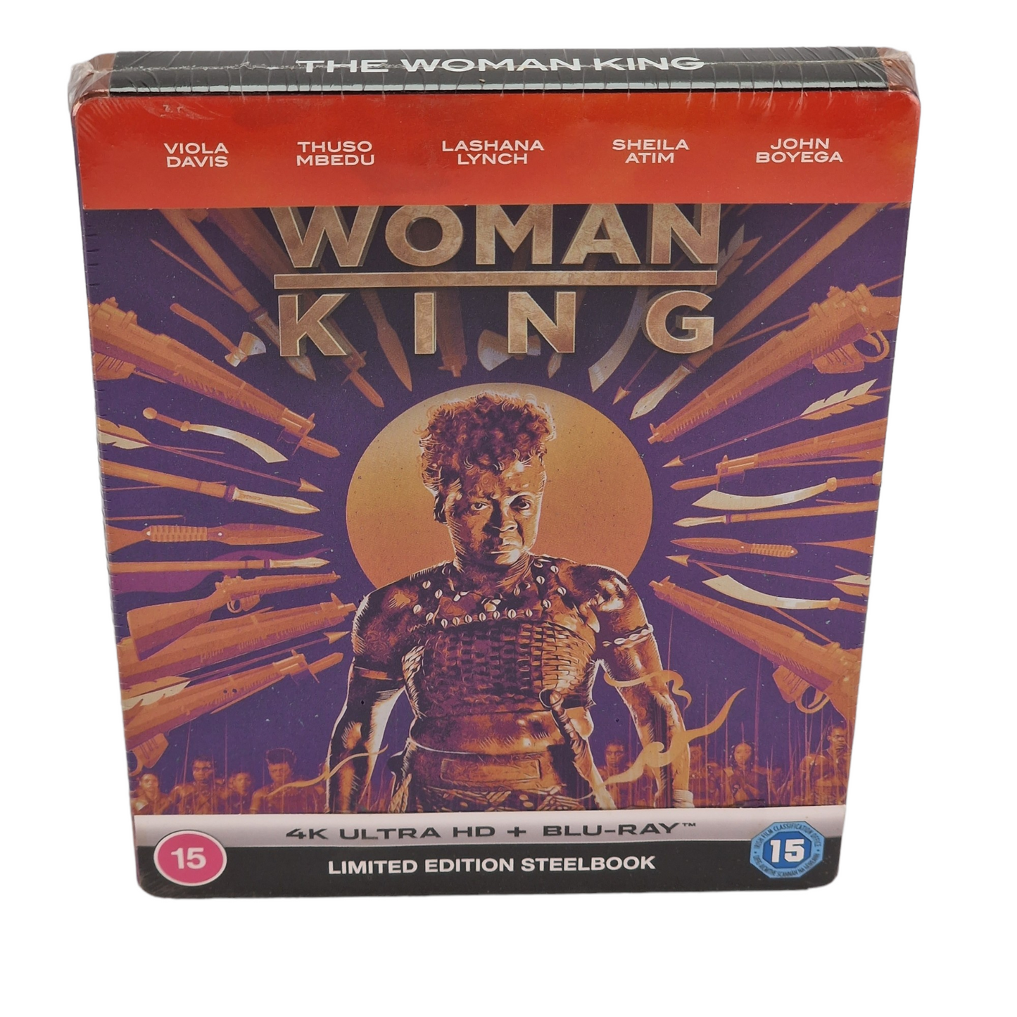 The Woman King  Steelbook 4K Ultra HD + Blu-Ray UK Import Zone B