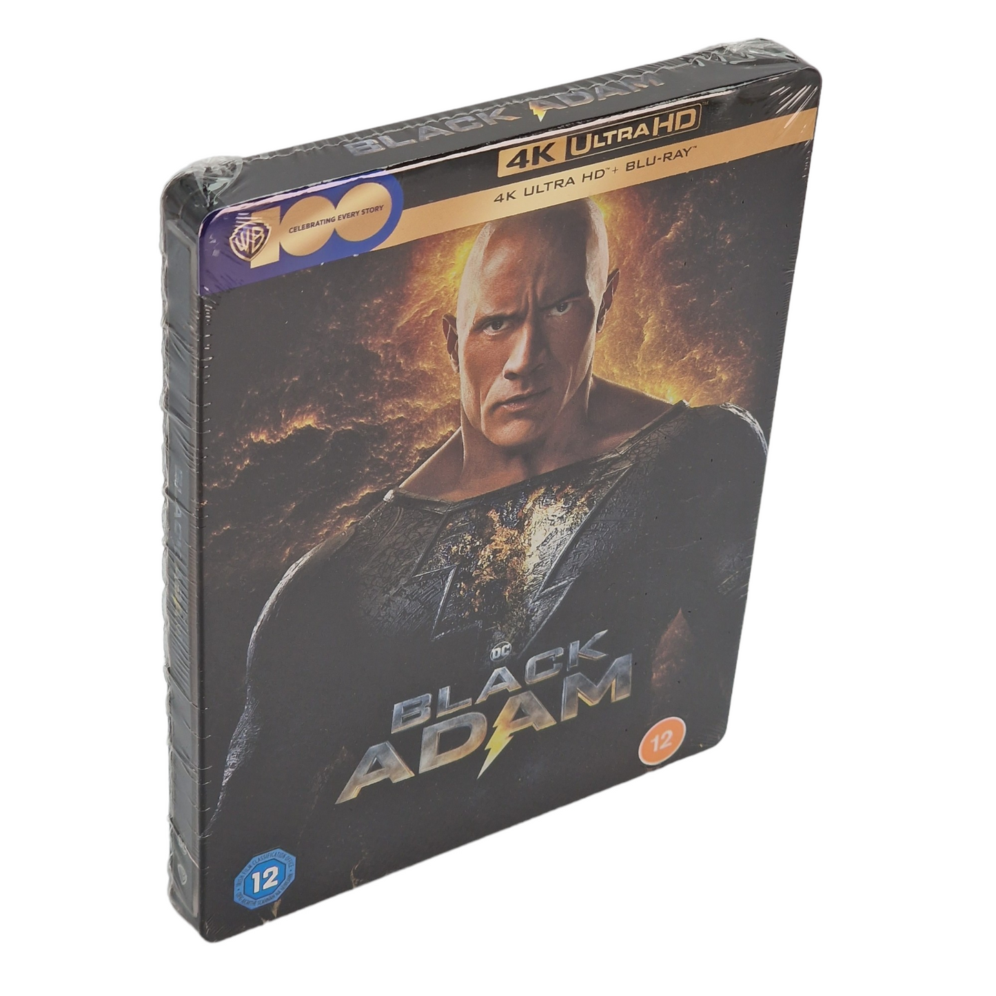 Black Adam  4K Ultra HD + Blu-Ray Steelbook  Dwayne Johnson 2023 Region B