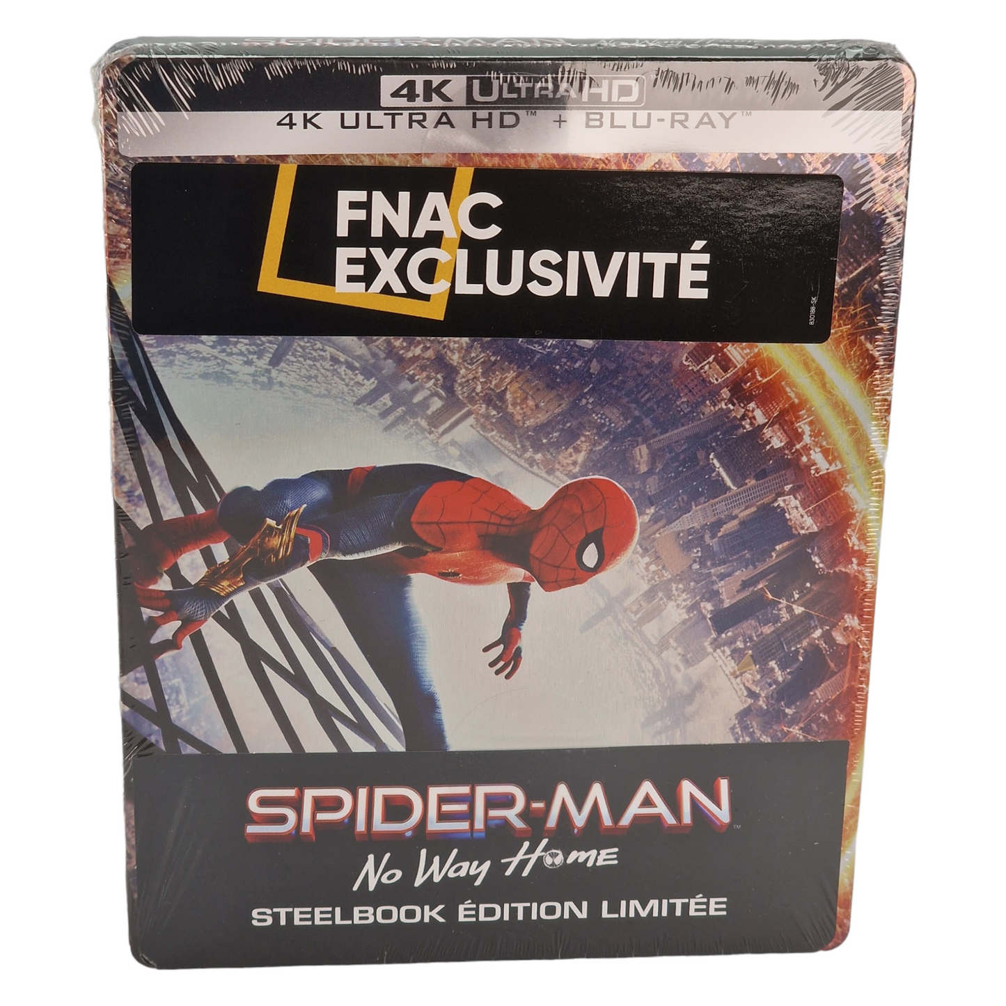 Spider-Man: No Way Home 4K Ultra HD + Blu-ray SteelBook Fnac Exclusive Region B