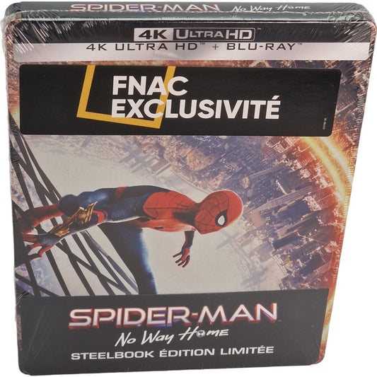 Spider-Man: No Way Home 4K Ultra HD + Blu-ray SteelBook Fnac Exclusive Region B