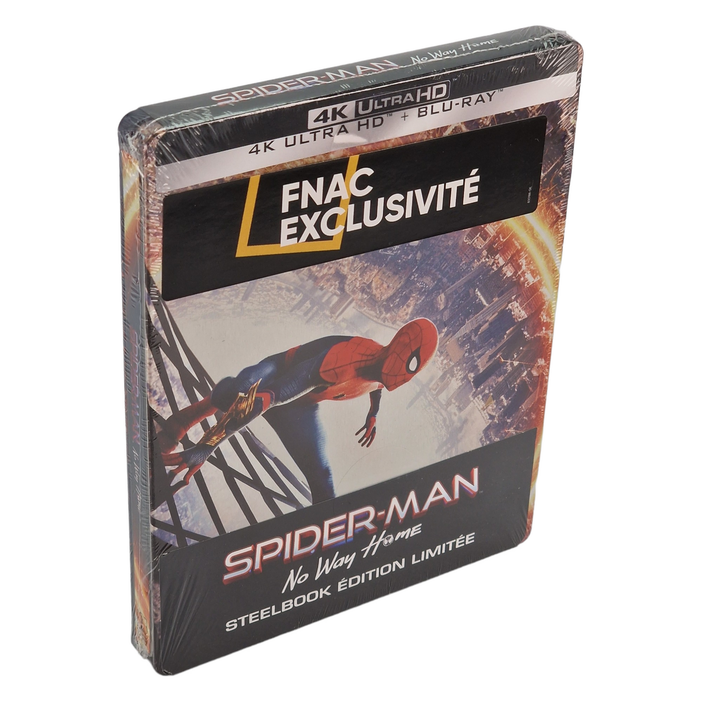 Spider-Man: No Way Home 4K Ultra HD + Blu-ray SteelBook Fnac Exclusive Region B