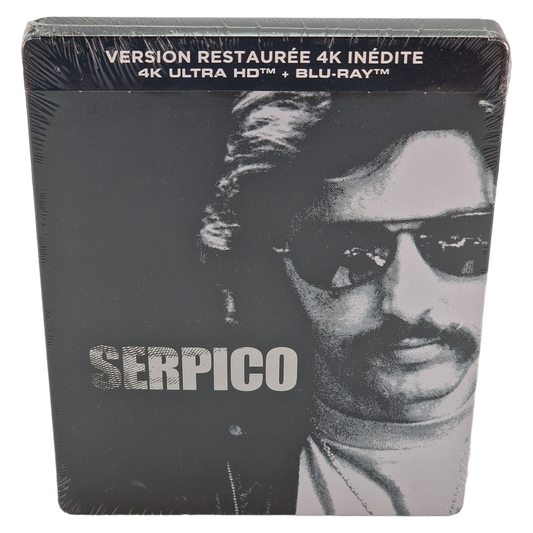 Serpico 1973 SteelBook 4K Ultra HD + Blu-ray  Limitée  Al Pacino 2020 Region B