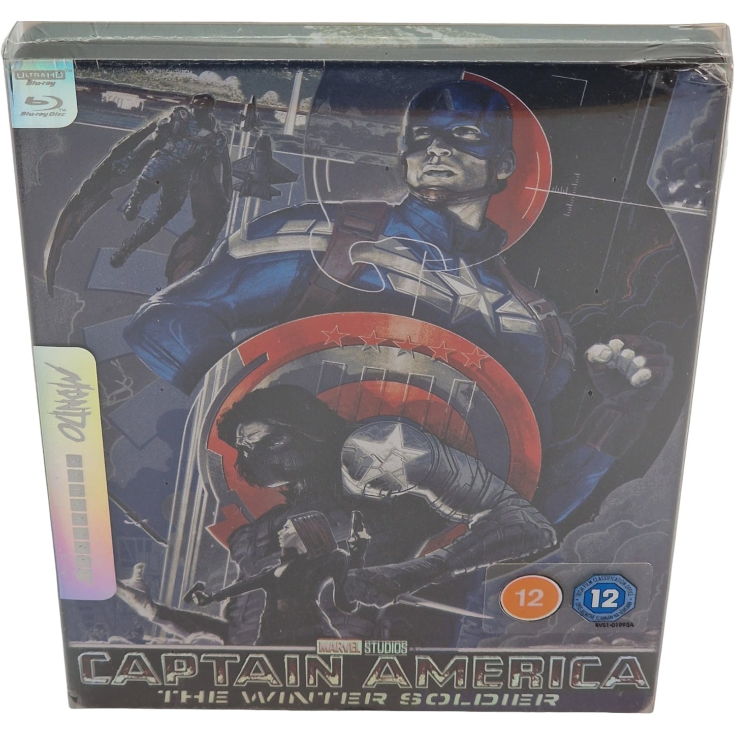 Captain America: The Winter Soldier 4K Ultra HD + Blu-ray SteelBook Mondo X   B