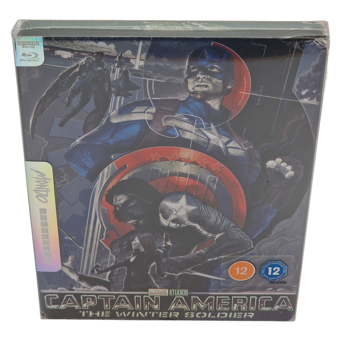 Captain America: The Winter Soldier 4K Ultra HD + Blu-ray SteelBook Mondo X   B