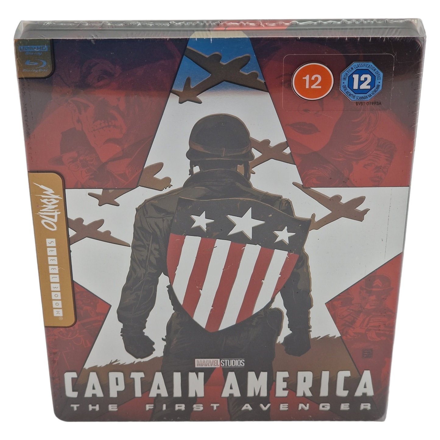 Captain America:The First Avenger 4K Ultra HD + Blu-ray Mondo X SteelBook Libre