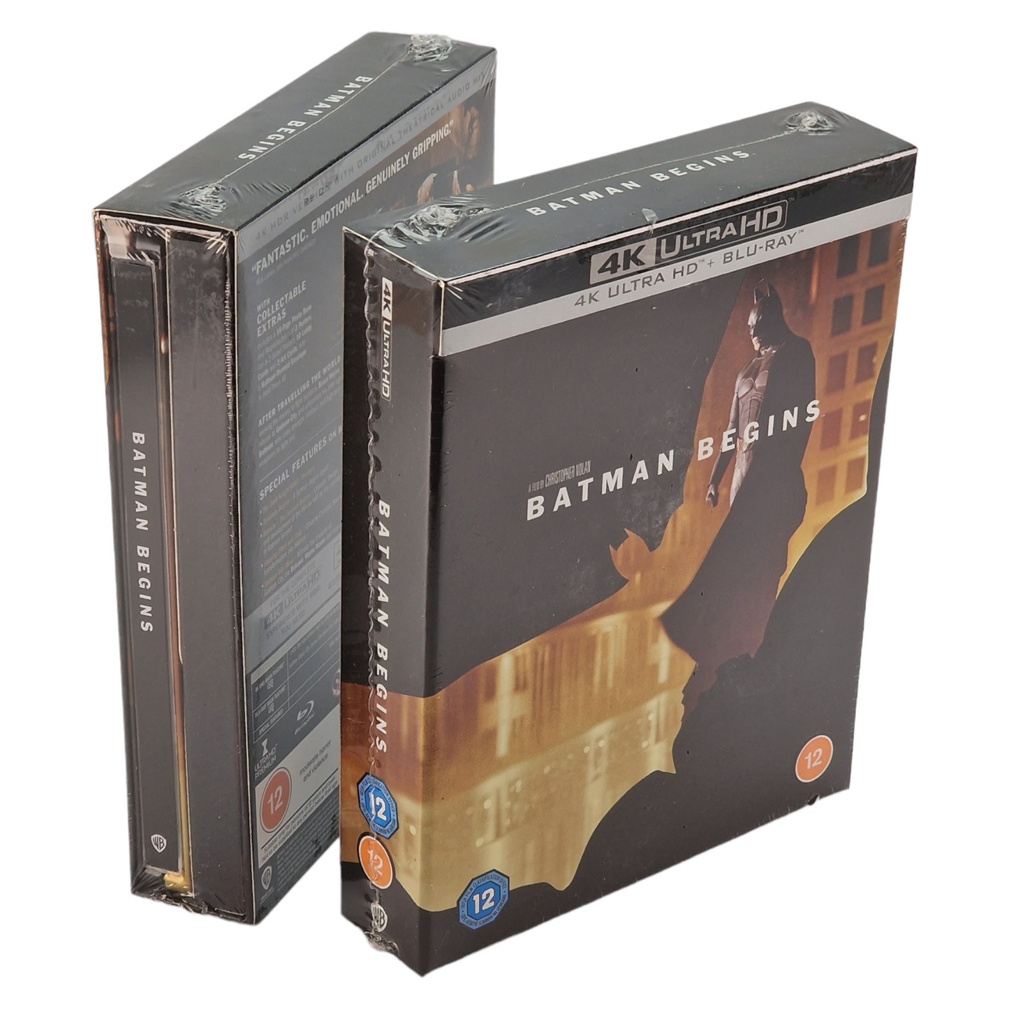 Batman Begins 4K Blu-ray Steelbook édition Collector UK Zone Free