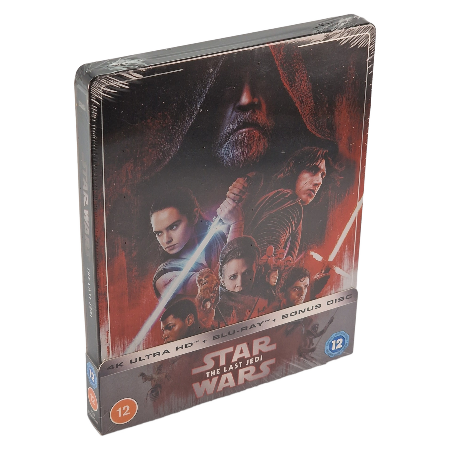 Star Wars: Episode VIII: The Last Jedi 4K HD +Blu-ray SteelBook Zavvi Zone Libre