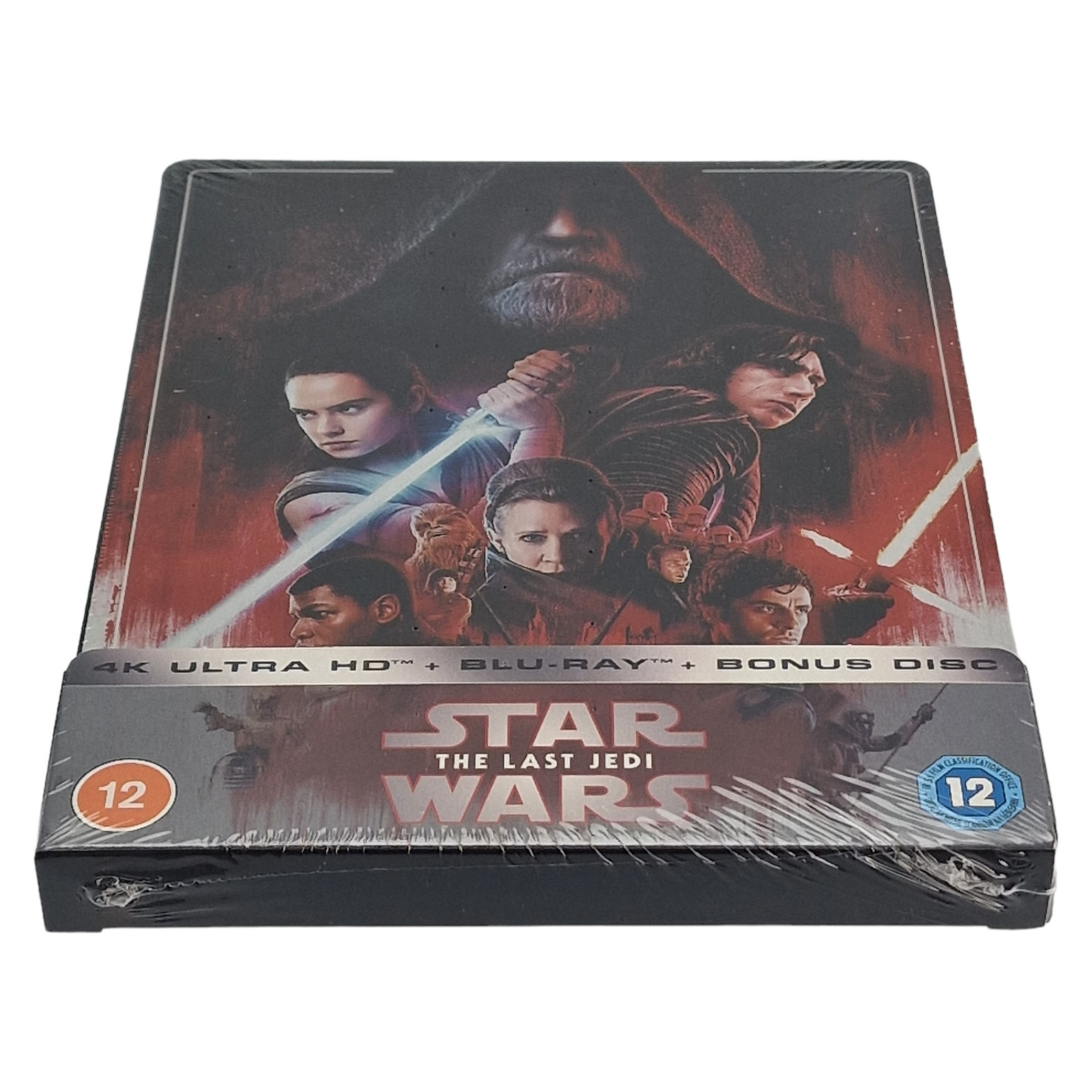 Star Wars: Episode VIII: The Last Jedi 4K HD +Blu-ray SteelBook Zavvi Zone Libre