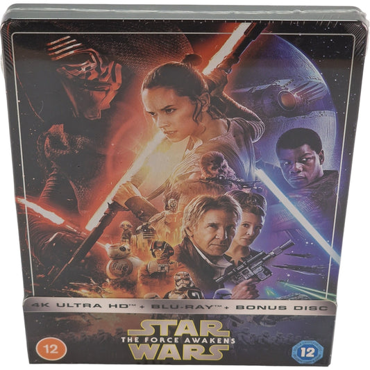 Star Wars: Episode VII - The Force Awakens 4K HD +Blu-ray SteelBook Zavvi  Libre