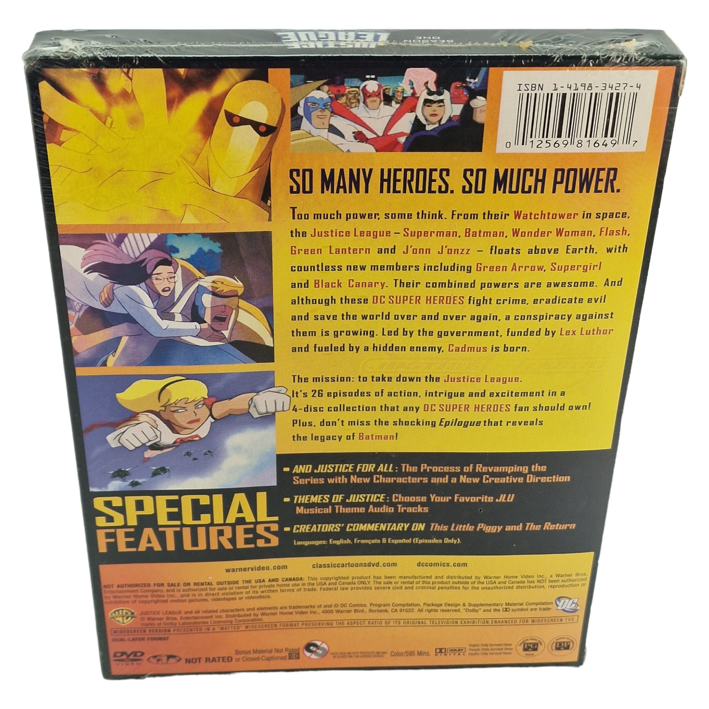 Justice League Unlimited : Saison 1 DVD DigiPack / DC Comics Classic Collection Region 1